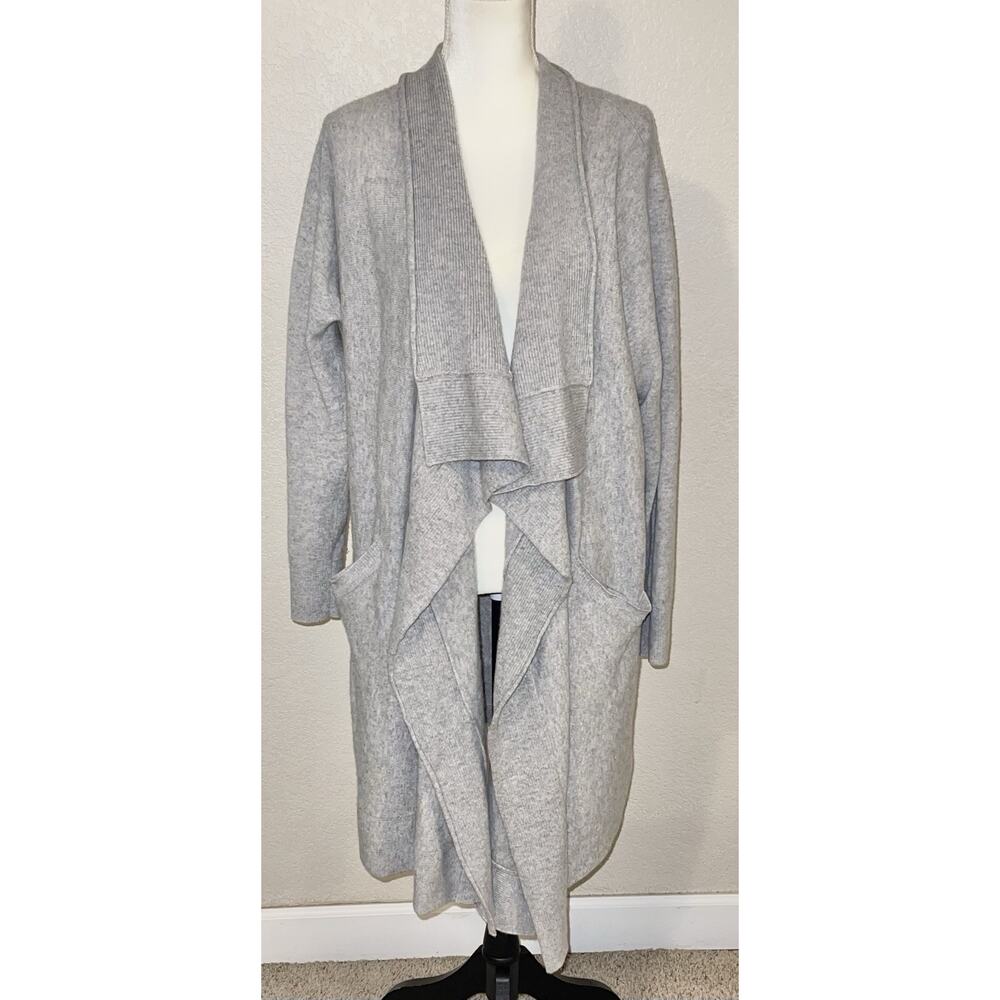 Hatch The Airplane Cardigan Duster Sweater 100% Cashmere Gray One Size